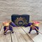 Diwali Gift Hamper Elephant Candle Holder Happy Diwali Stickers Custom Gifts Boxes Handmade Indian Festival Deepawali Hamper for Employees Home Office Friends Family - Return Gift Items